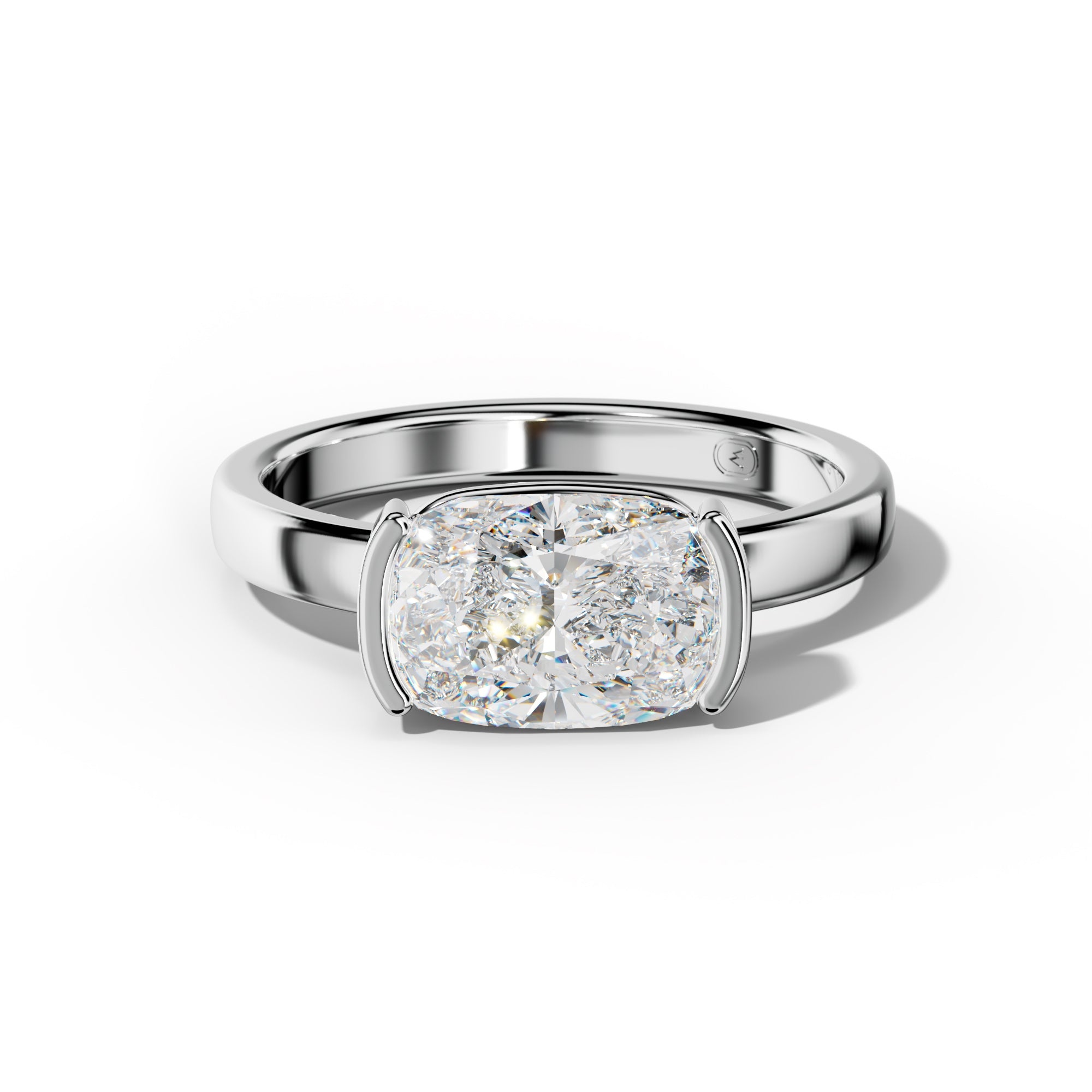 Delilah Elongated Cushion Cut  Engagement Ring